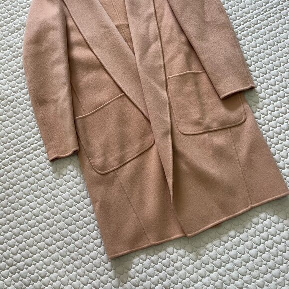 NWOT Ulla Johnson Wool coat Camel Overcoat Size P - Picture 4 of 12